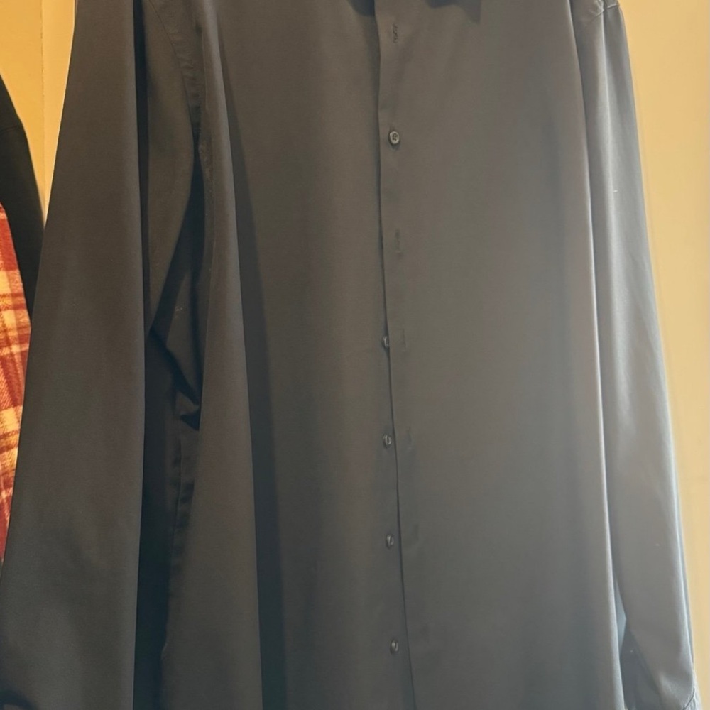 Apt. 9 Black Slim Fit Shirt